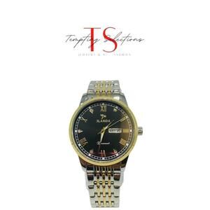 Stainless Steel Gold And Black Watch